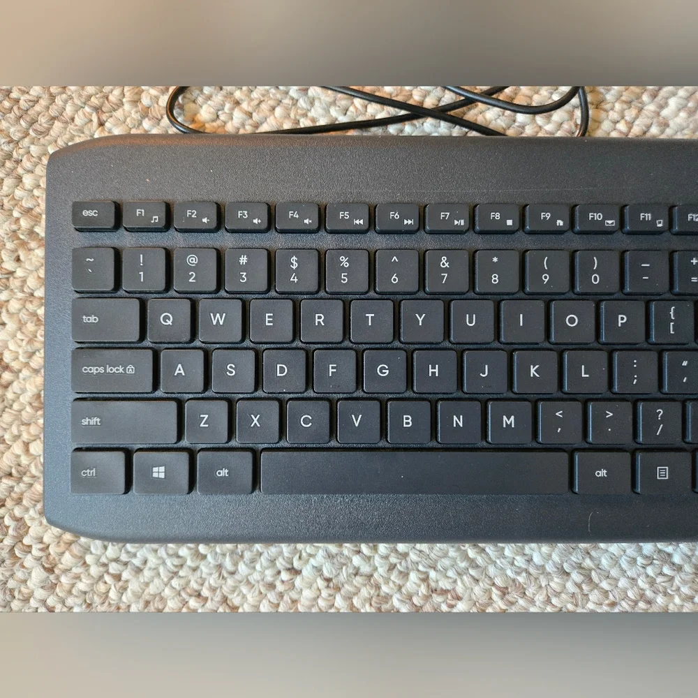 Onn Wired USB Black Keyboard Stock No. 100009052